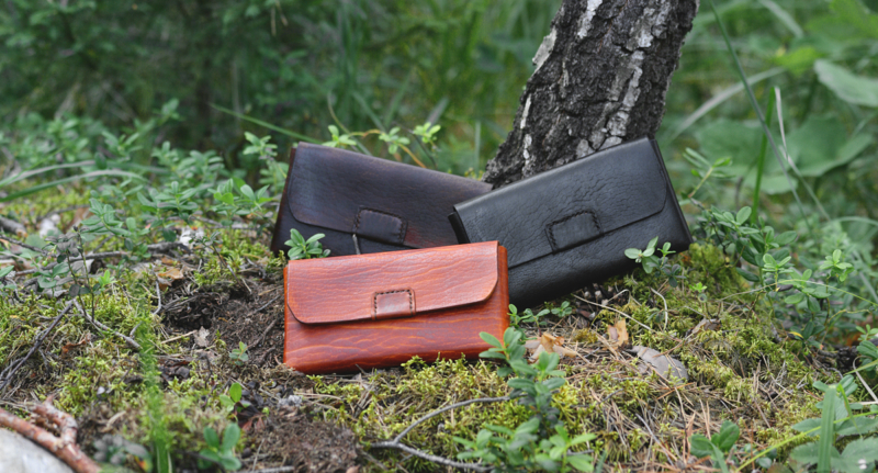 Leather belt bags