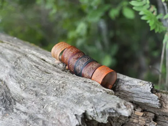 Leather bracelets