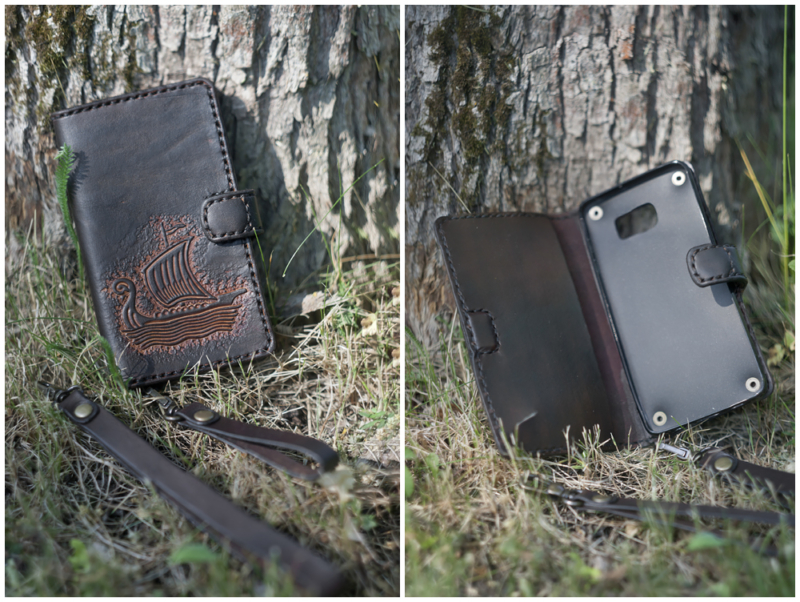 Leather phone covers with The Lennuk