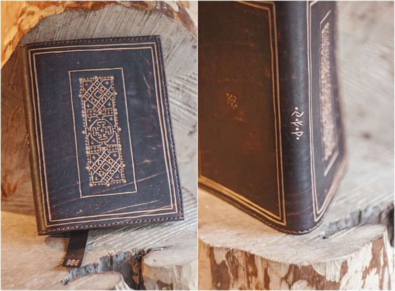 Leather notebook covers