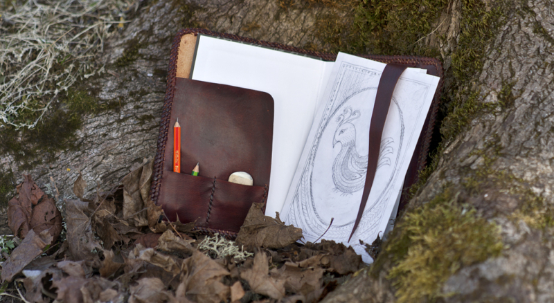Leather notebook covers
