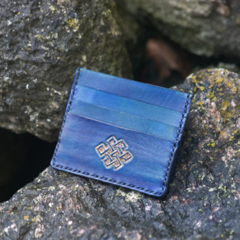 Card case with Endless Knot