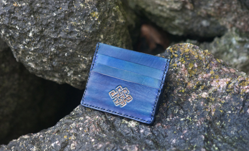 Card case with Endless Knot