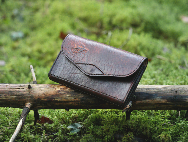 Dark brown women's wallet