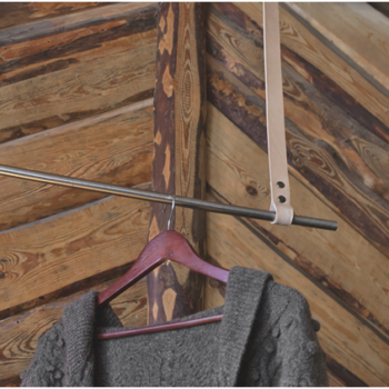 Hanging coat rack